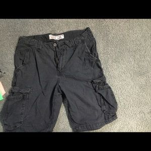 American eagle Black Long board shorts